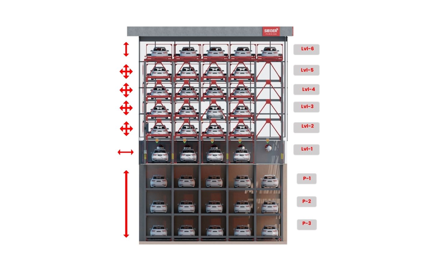 Puzzle Parking Working Method