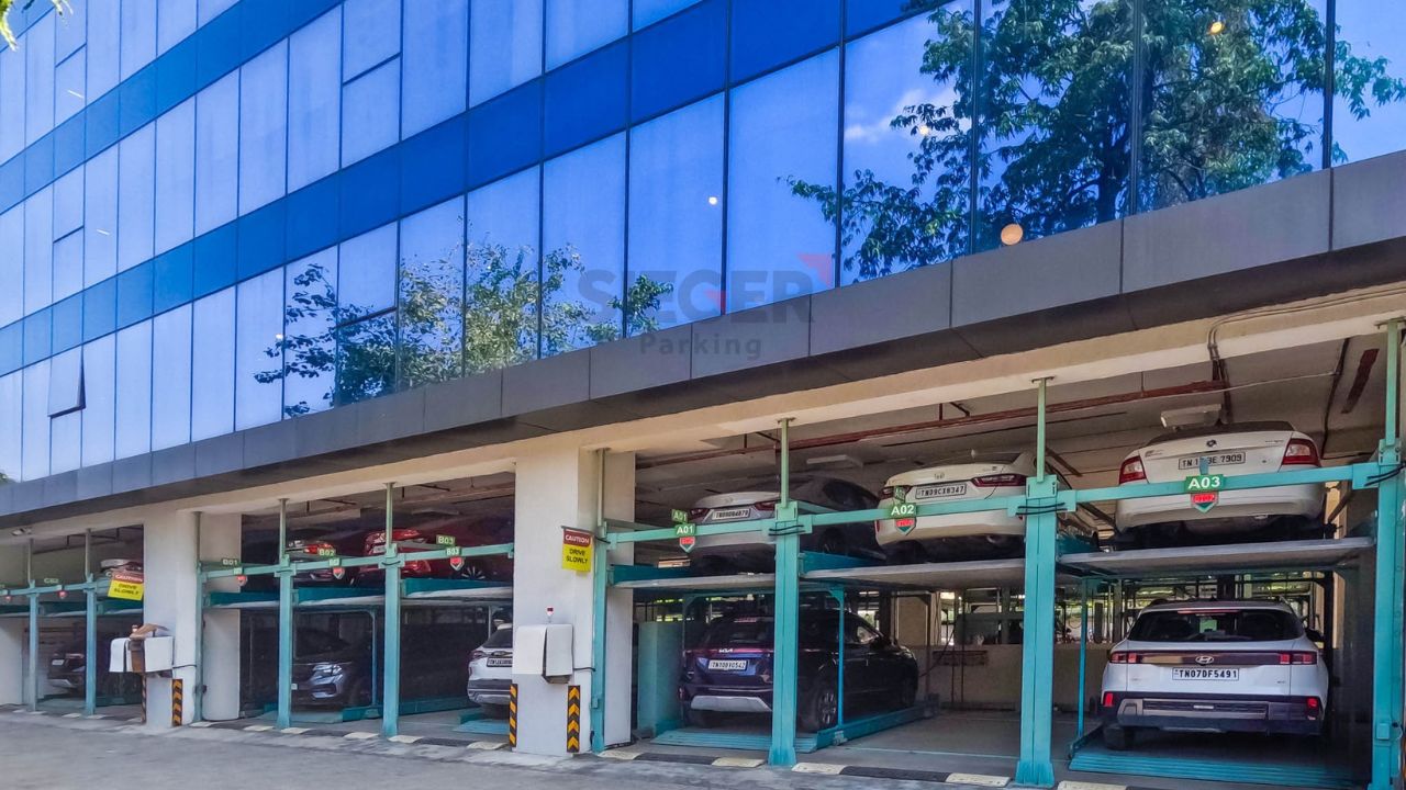 Puzzle Parking in Chennai with 160 Cars