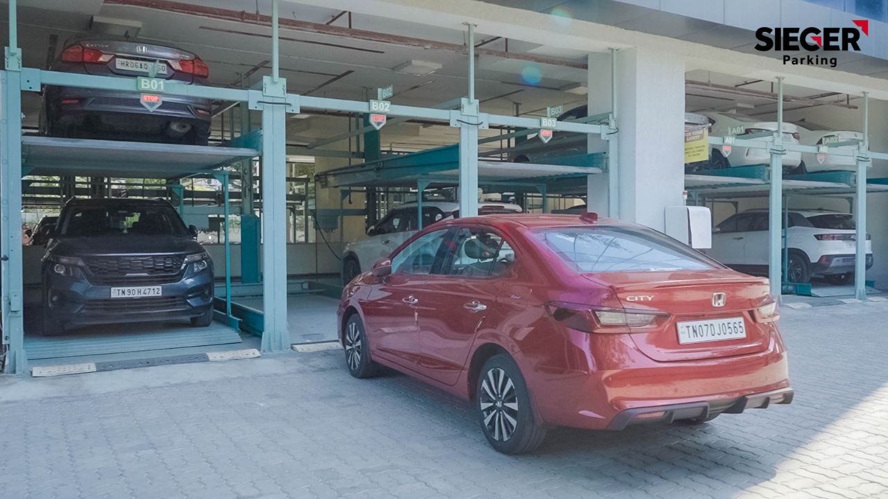 Puzzle Parking in Chennai with 160 Cars