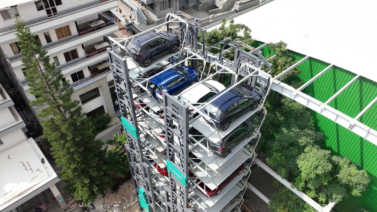 Rotary Parking in Bangalore with 36 Cars