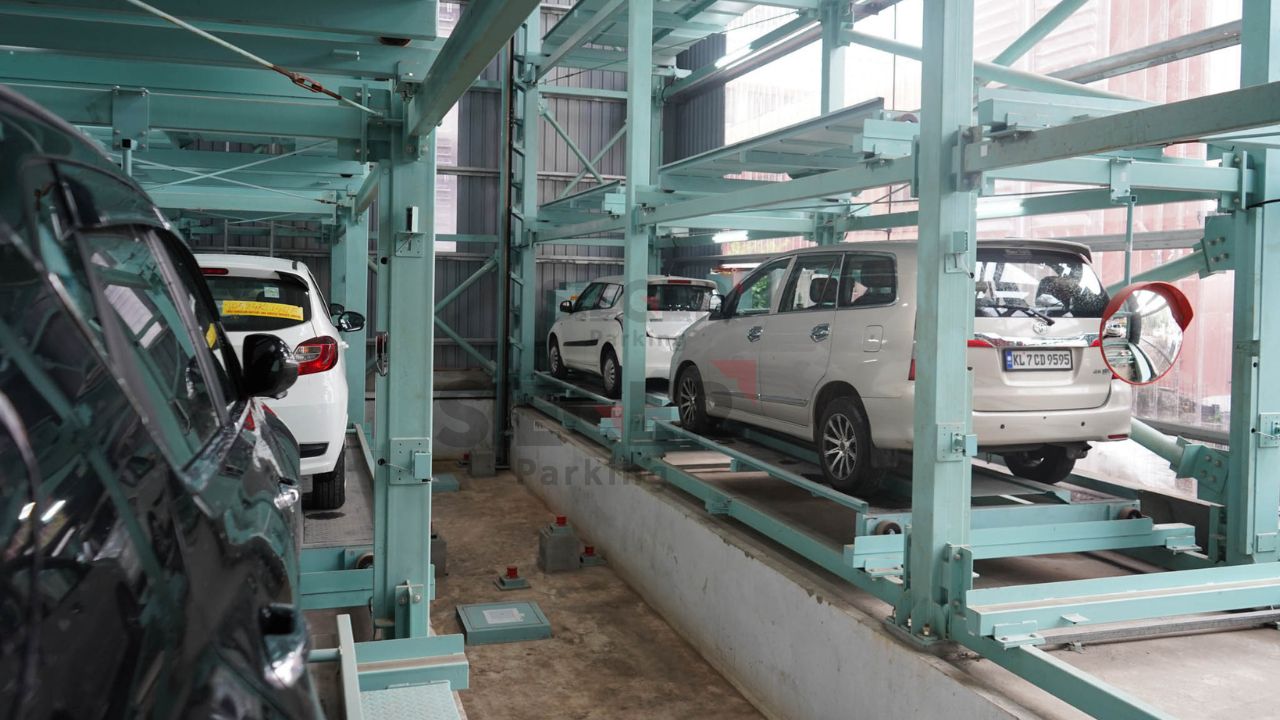 L-Cart Tower Parking in Cochin with 76 Cars