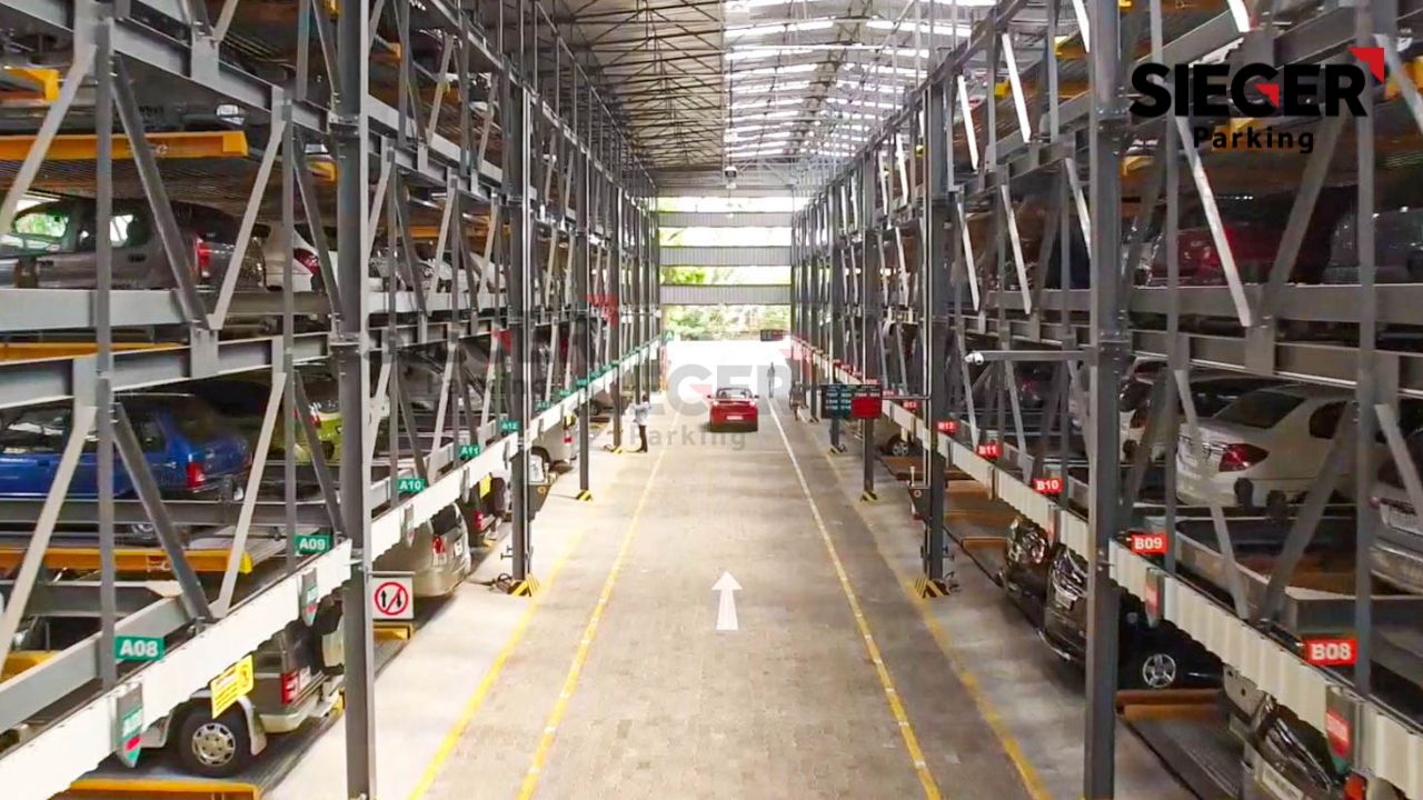 Puzzle Parking in Coimbatore with 342 Cars