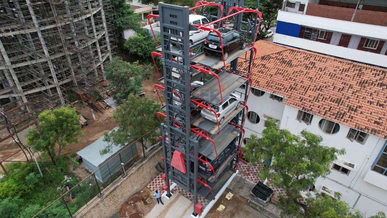 Rotary Parking in Coimbatore with 12 Cars