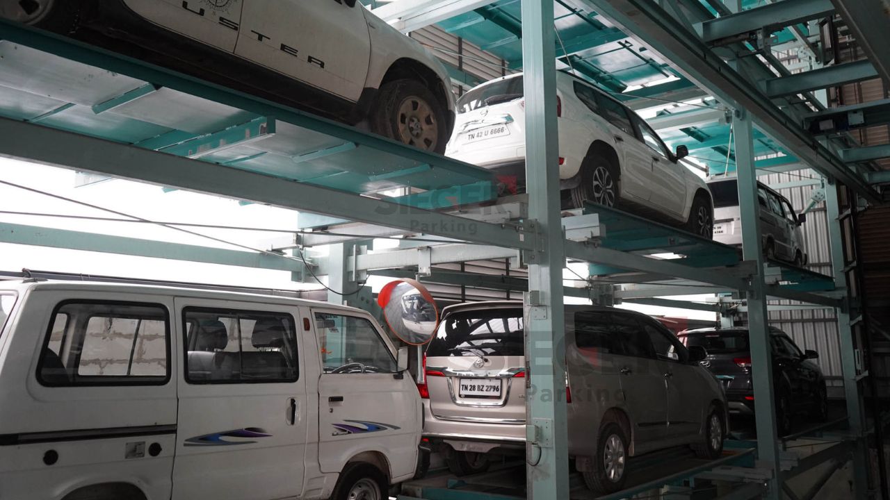 Tower Parking in Mumbai with 32 Cars