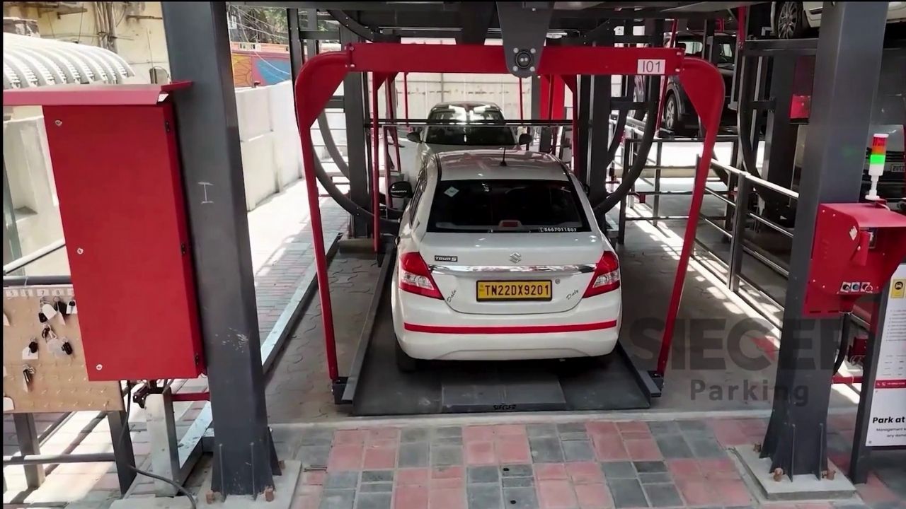Rotary Parking in Chennai with 36 Cars