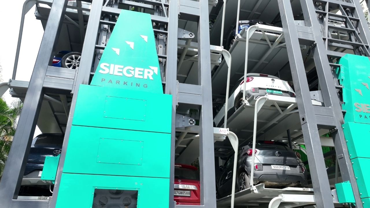 Rotary Parking in Bangalore with 36 Cars