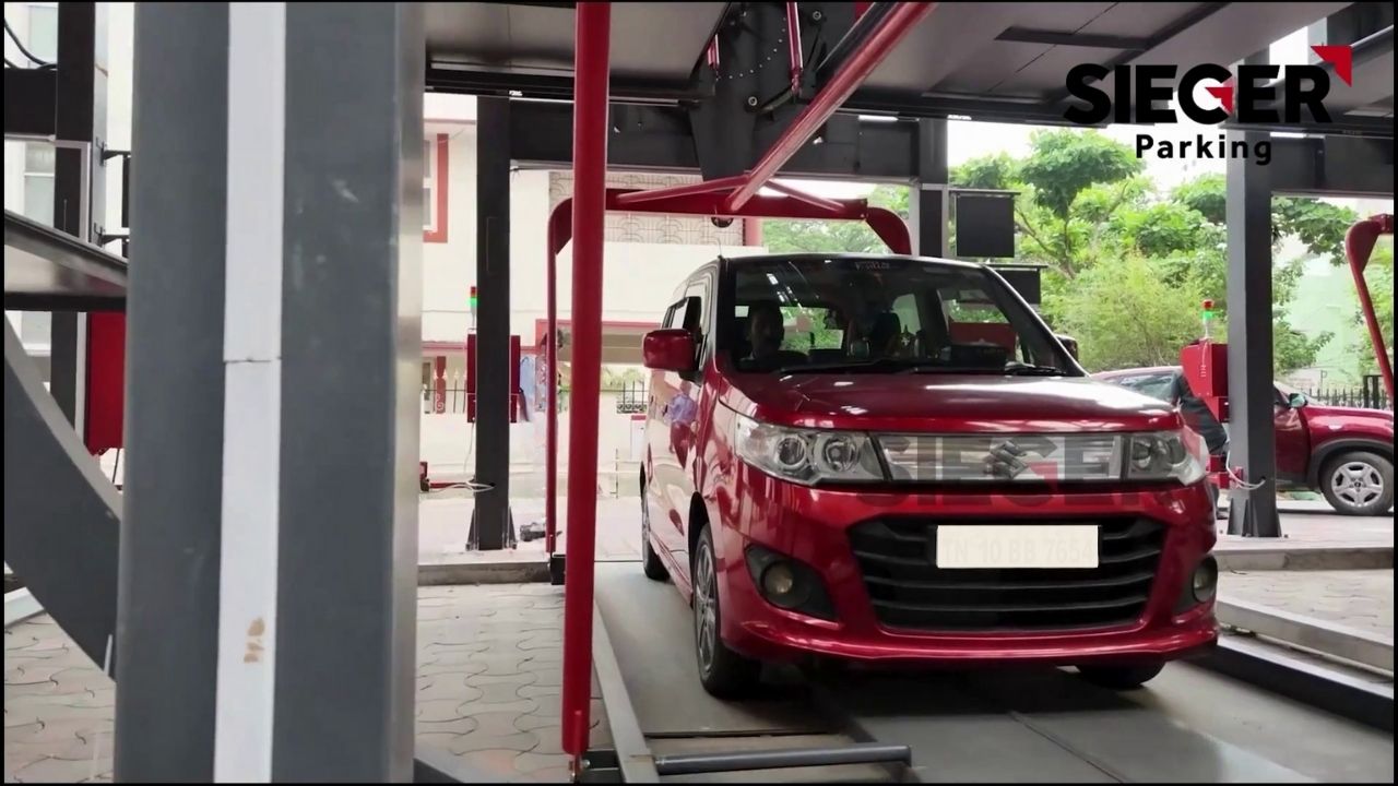 Rotary Parking in Calicut with 48 Cars