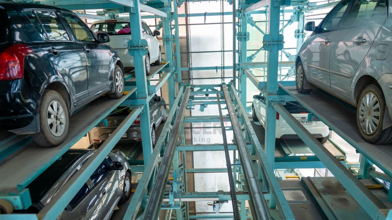 L-Cart Tower Parking in Coimbatore with 64 Cars