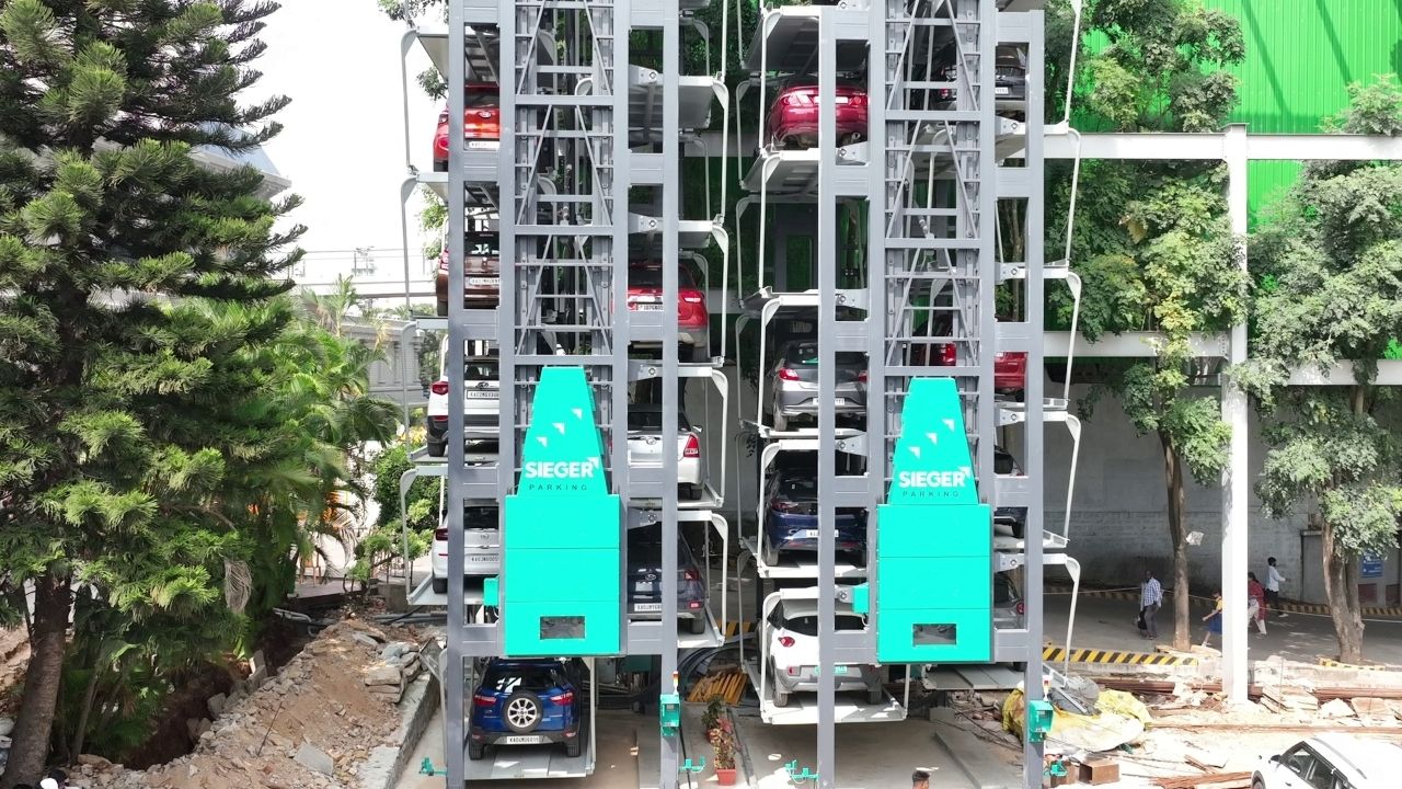 Rotary Parking in Bangalore with 36 Cars