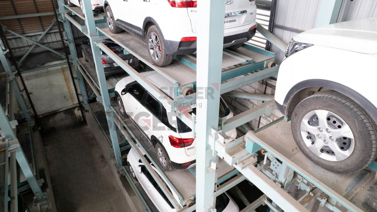 Tower Parking in Mumbai with 32 Cars