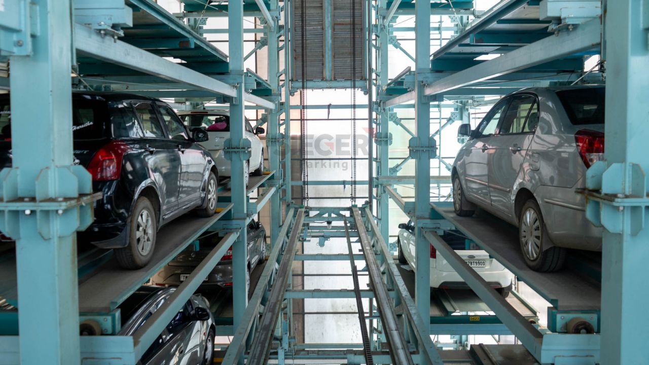 H-Cart Tower Parking in Cochin with 184 Cars