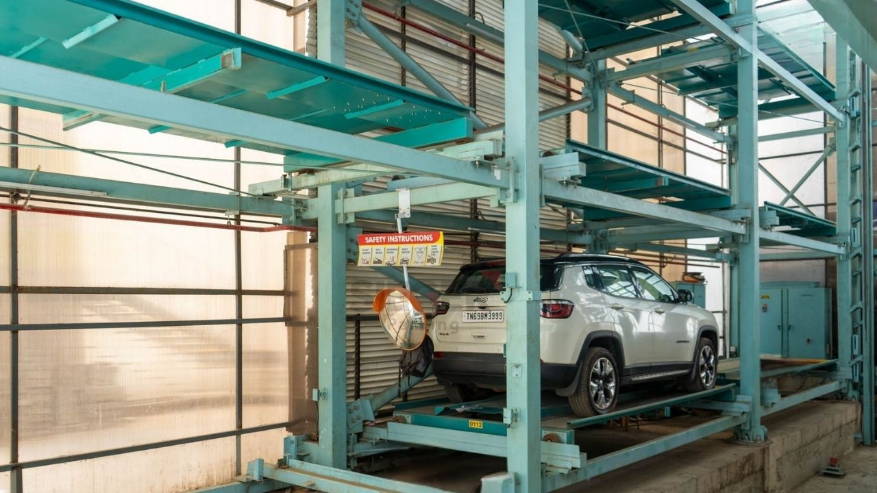 L-Cart Tower Parking in Coimbatore with 64 Cars