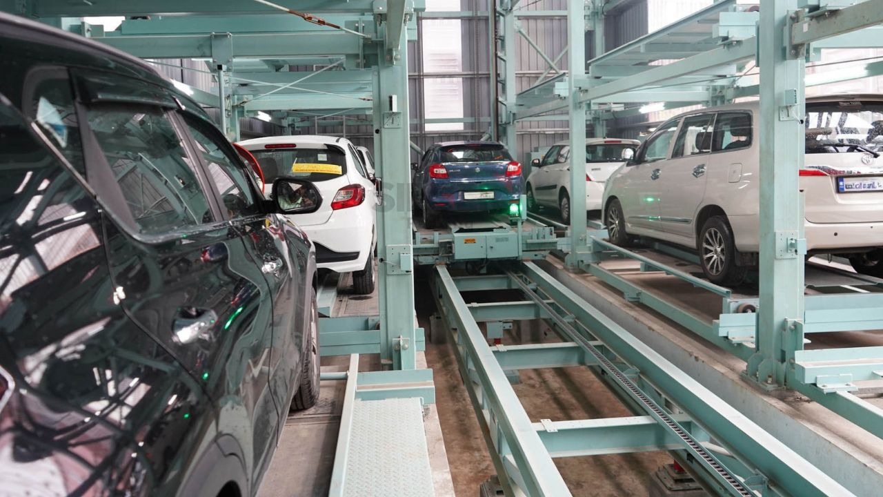 Tower Parking in Mumbai with 60 Cars