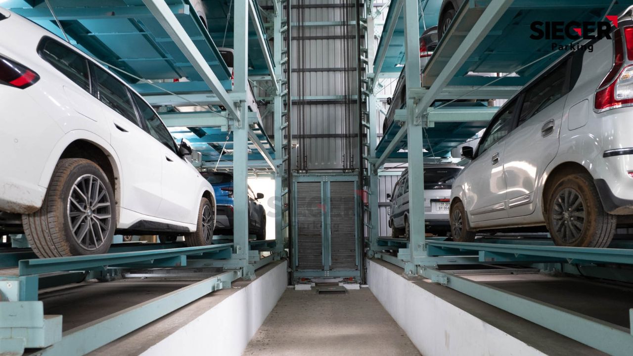 Tower Parking in Mumbai with 88 Cars
