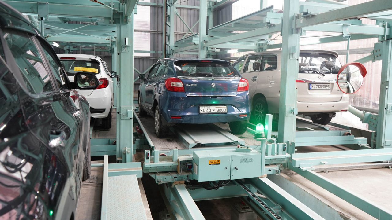 L-Cart Tower Parking in Cochin with 76 Cars