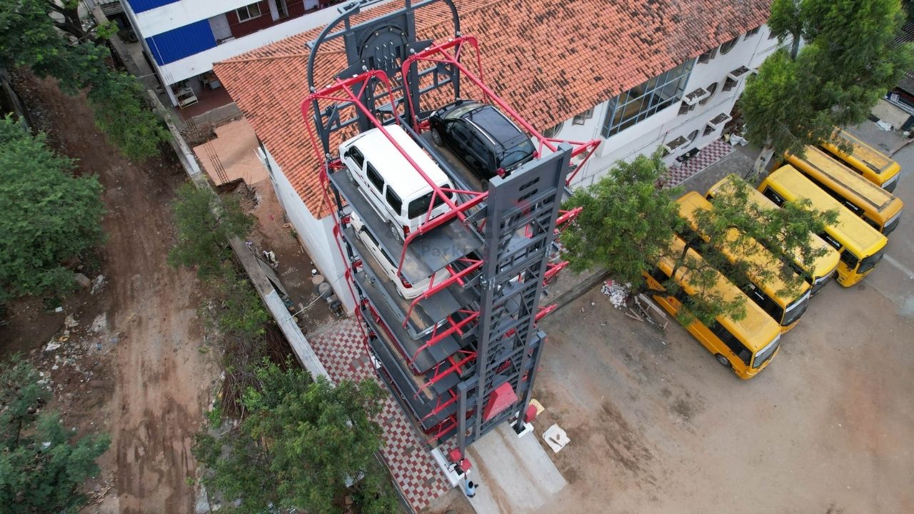 Rotary Parking in Coimbatore with 12 Cars