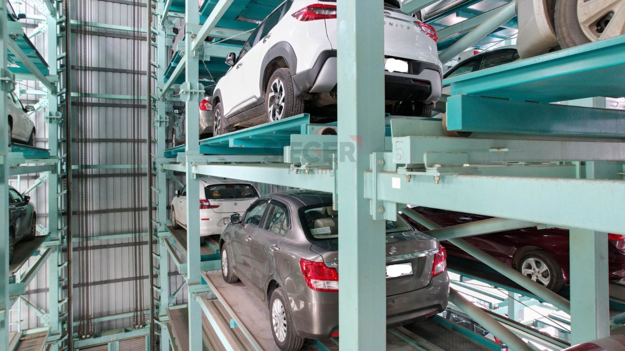 Tower Parking in Mumbai with 88 Cars