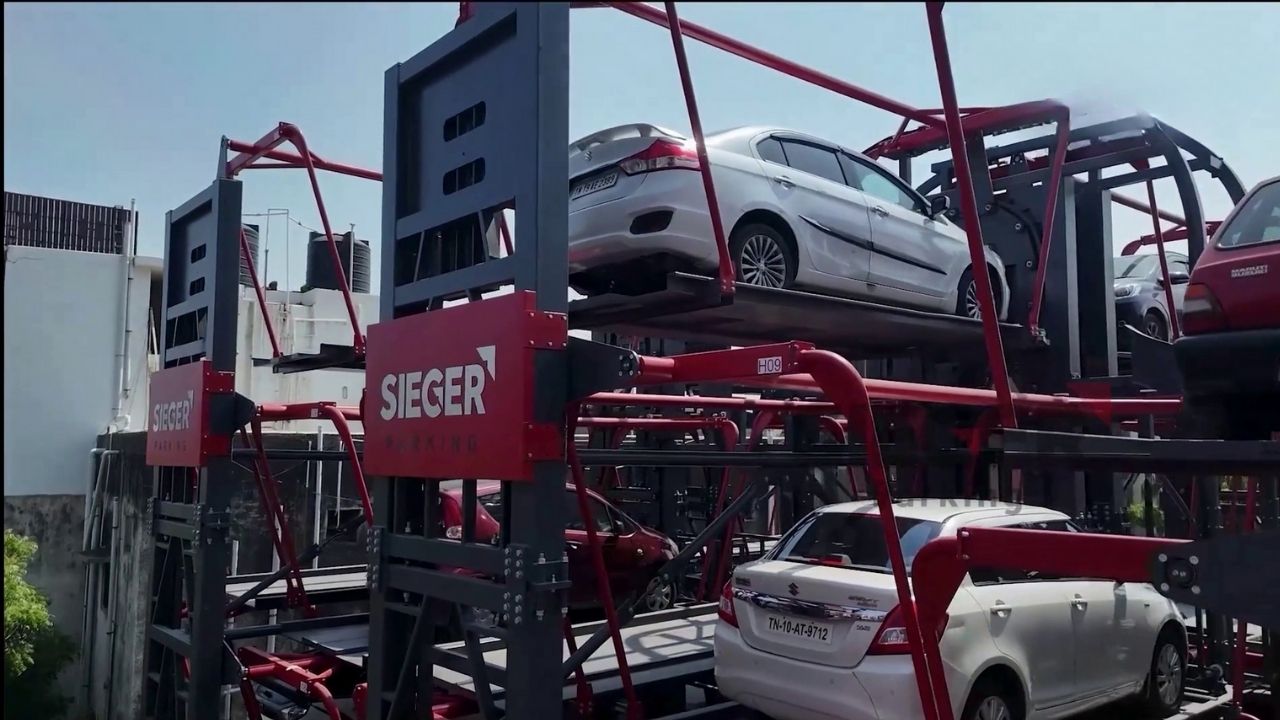 Rotary Parking in Chennai with 36 Cars