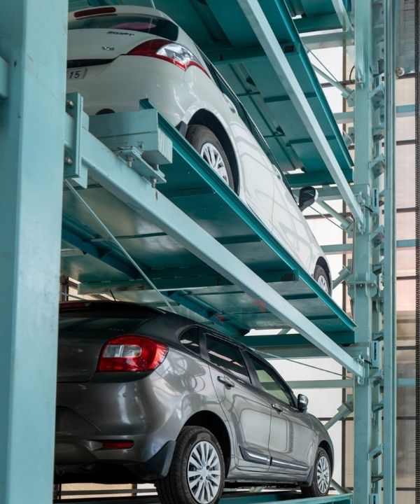 L-Cart Tower Parking in Coimbatore with 64 Cars