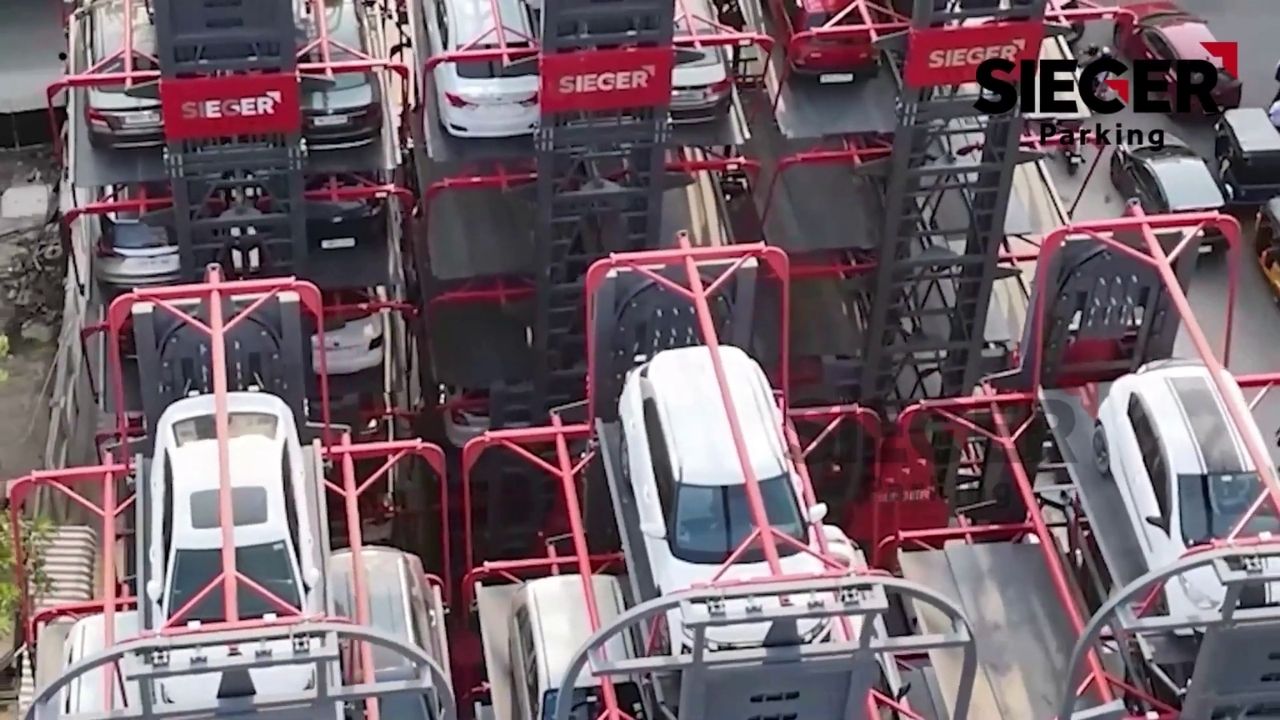 Rotary Parking in Calicut with 48 Cars