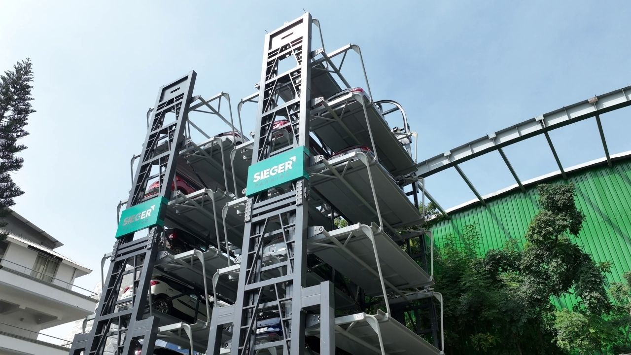 Rotary Parking in Bangalore with 36 Cars