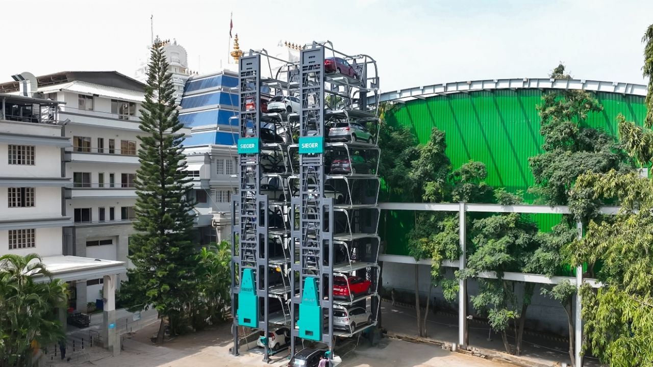 Rotary Parking in Bangalore with 36 Cars